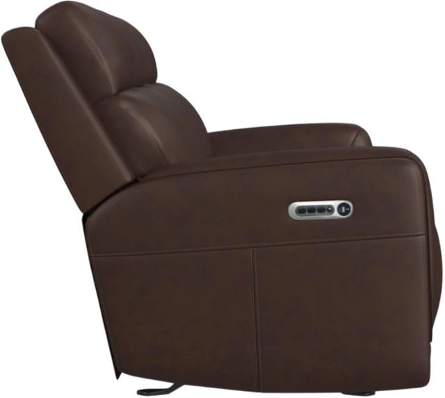 Flexsteel® Alister Burnt Umber Leather Power Gliding Sofa with Power Headrests and Lumbar-3