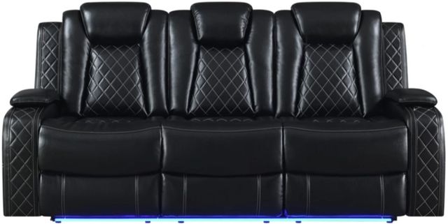 New Classic® Home Furnishings Orion II 2-Piece Black Power Reclining Living Room Seating Set-2