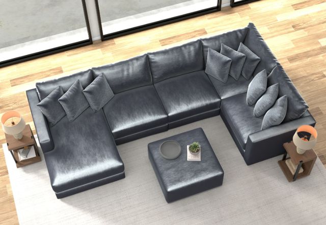 Jackson Furniture Remington 6-Piece Slate U-Shape Sectional and Chaise-1
