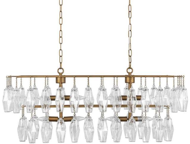 Classic Home Tressia Brass Chandelier-1