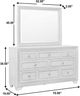 Pulaski™ Camila Creamy White Dresser and Mirror-5