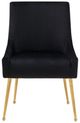 VIG Furniture Modrest Castana 2-Piece Black/Gold Dining Chair Set-1