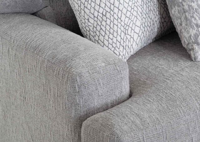Franklin™ Sterling Matcha Nickel Sofa with Reversible Chaise-3