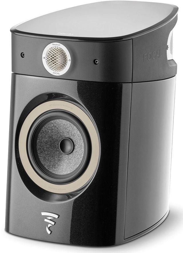 Focal® Black Lacquer 2-Way High-End Bookshelf Loudspeaker