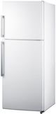 Summit® 28" 13.6 Cu. Ft. White Counter Depth Top Freezer Refrigerator-3