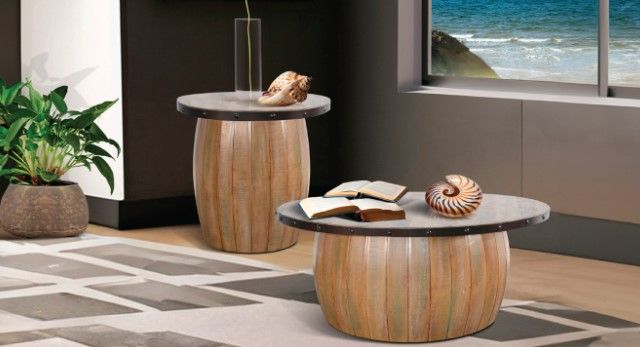 Sunny Designs™ San Diego Antique Brown Coffee Table-1