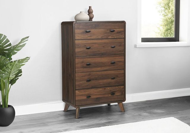 Monarch Specialties Inc. Grey/Walnut Chest-2