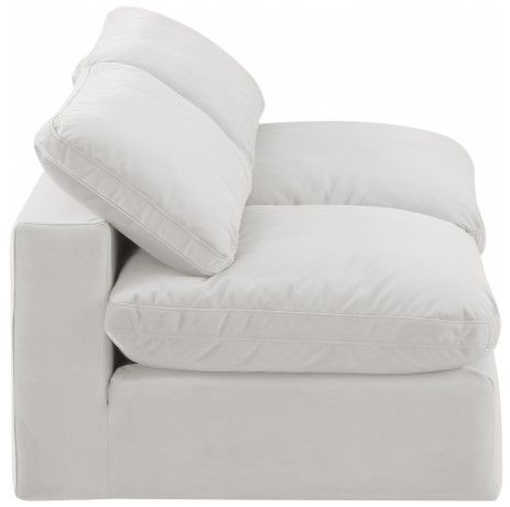 Meridian Furniture Comfy 2-Piece Cream 78" Modular Sofa-2
