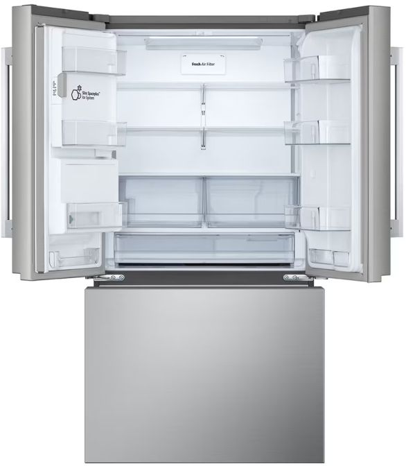 LG 36” 25.5 Cu. Ft. Smudge Resistant Finish Stainless Steel Counter Depth French Door Refrigerator-1