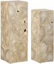 Crestview Collection Jackson 2-Piece Natural Pedestal Set-0