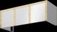 Zephyr Forte 36" x 12" Polished Gold Duct Cover Banding Kit-0