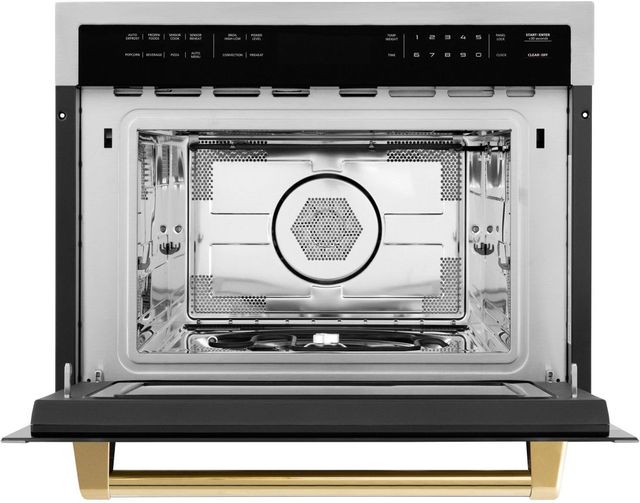 ZLINE Autograph Edition 24" 1.6 Cu. Ft. Stainless Steel Electric Speed Oven-1