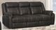 American Wholesale Furniture Gin Rummy Charcoal Double Reclining Sofa-0