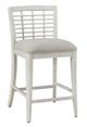 American WoodCrafters Beach Comber 5-Piece Brown/Weathered White Counter Dining Set -2