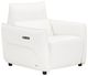 Michael Amini® Mia Bella Snow White Leather Power Recliner-0
