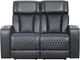 Primo™ International Heritage Colton Black Leather-Match Manual Motion Loveseat-4