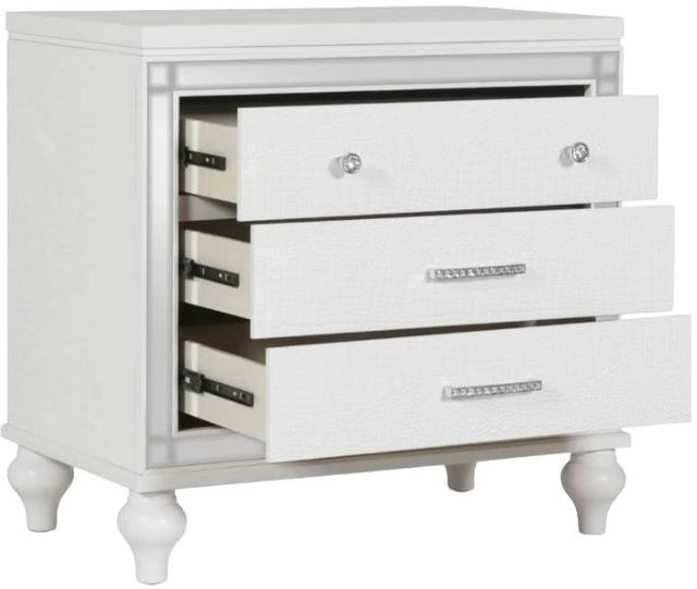 New Classic® Home Furnishings Valentino White Nightstand-3