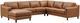 Hydeline® Bella 4-Piece Cognac Brown Left-Arm Facing Sectional-0