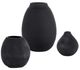 Uttermost® Hearth 3-Piece Matte Black Vase Set-0