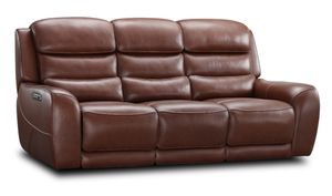 Open Motion Cayenne Montana Chestnut Power Reclining Sofa Open Motion Cayenne Montana Chestnut Power Reclining Sofa