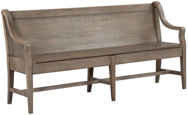 Magnussen Home® Paxton Place Dovetail Gray Bench-0