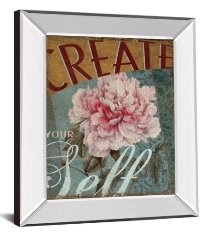 Classy Art Create Yourself by Kelly Donovan Framed Wall Art-1