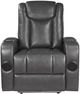 Mazin Furniture Turbo II Brownish-Grey Power Reclining Chair-1