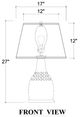 Bramble Customizable Cholet Bollet Table Lamp-1