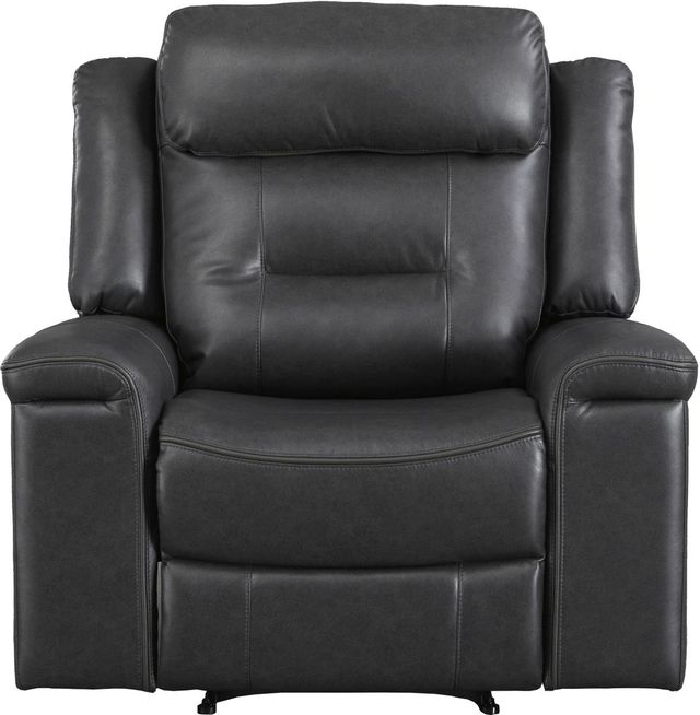 Signature Design by Ashley® McAdoo 3-Piece Charcoal Living Room Set-3