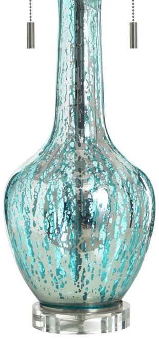 Stylecraft Rummen Blue Table Lamp-3