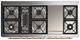 Ilve® Majestic III 60" White Pro Style Dual Fuel Liquid Propane Range with Solid Door and Brass Trim-3