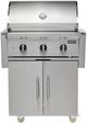 Coyote® C-Series 3-Burner 30" Stainless Steel Freestanding Natural Gas Grill-1