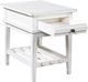 aspenhome® Reeds Farm Weathered White Chairside Table-1
