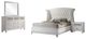 Coaster® Barzini 4-Piece White California King Bedroom Set-0