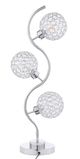 Coaster® Amberley Chrome 3-Light Curvy Metal Table Lamp -0