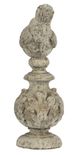 A & B Home Danna White Bird Finial Accent-3
