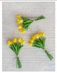 A & B Home Green/Yellow Faux Tulip 9-Stem Bundle-4