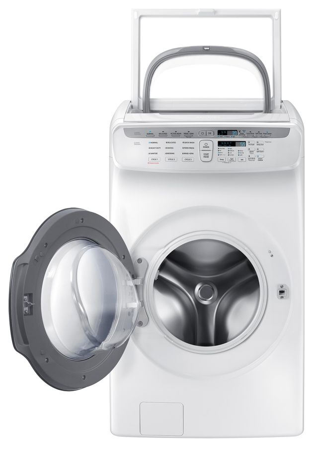 Samsung 5.5 Cu. Ft. White Front Load Washer-2