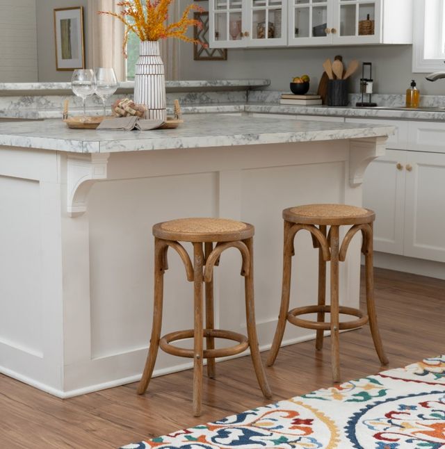 Linon Hyde Rae Brown Counter Stool-3