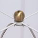 A & B Home Gold/White Table Lamp with Leaf Design-4