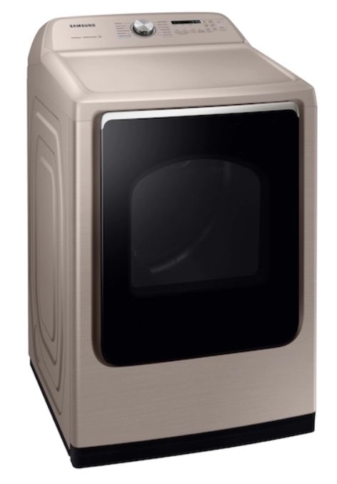 Samsung 7.4 Cu. Ft. Champagne Front Load Electric Dryer-1