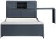 Homelegance® Sloane Navy Blue Full Youth Bookcase Platform Bed with Hidden Desk, Stool and Storage Bench-3