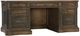 Hooker® Furniture Hill Country Anthracite Black/Saddle Brown Executive Desk-0