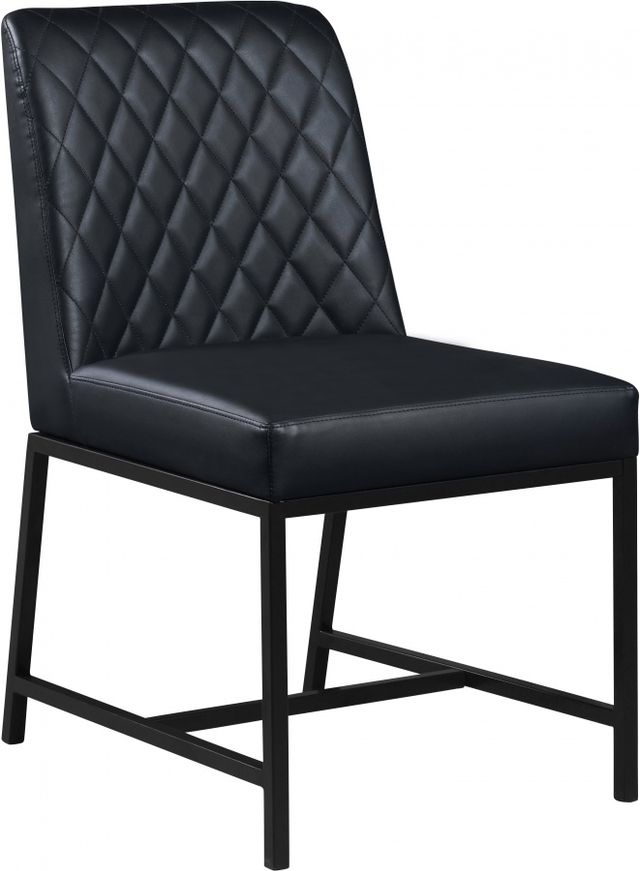 Meridian Furniture Bryce Black Faux Leather Dining Chair-0