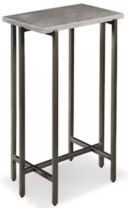 Bassett® Furniture Exeter Bronze/Gray Chairside Table-0