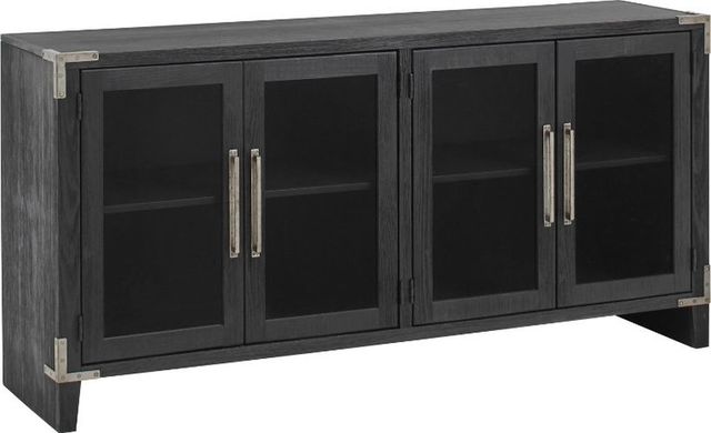 aspenhome® Quincy Vintage Black 66" Console-0