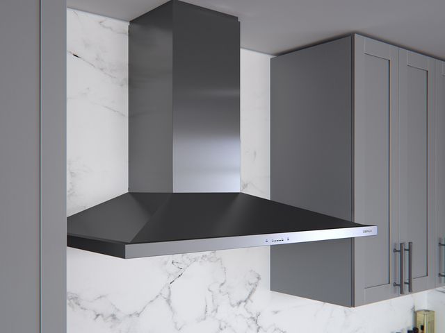 Zephyr Anzio 36" Black Stainless Steel Wall Hood-0