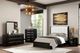 Furniture of America® Osterley Black Nightstand-1