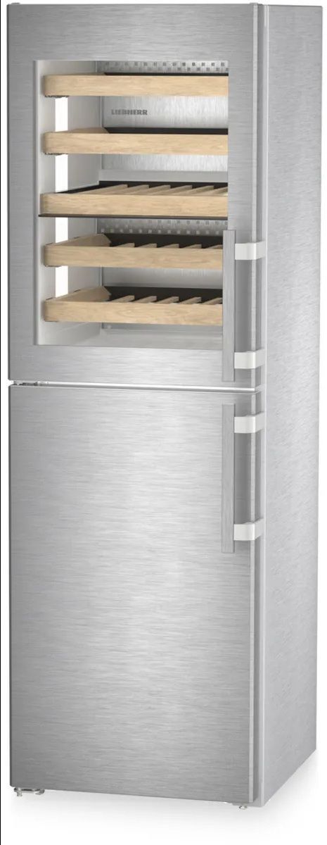 Liebherr 24" 10.7 Cu. Ft. Stainless Steel Wine Cooler with Freezer-3