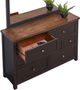 A-America® Stormy Ridge Bedroom Chicory/Slate Black Dresser-1